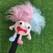Happy Dopamine Golf Club Cover No. 1 Wooden Cap Cover Head Cover One Word Push Cover Cute Protective Cover_desvips.com