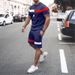 men's casual two piece set summer oversized short sve shorts running sportswear_desvips.com