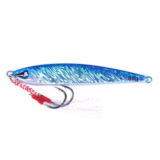 Metal Jig Fishing Lure Weights 78g Trolling Hard Bait Bass Fishing Bait With Hooks Trout Jigging Lure Jigs Saltwater Lures_desvips.com