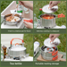 304 Stainless Steel Outdoor Cookware Camping Stove Special Pot Water Kettle Picnic Equipment Full Set_desvips.com