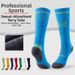 Spring/Summer High Top Soccer Socks for Children Boys Girls Teenagers Sweat Absorbing Breathable Shock Absorbing Seamless Calf Socks_desvips.com