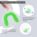 EVA Adult Two Tone Sports Mouthguard Football Martial Arts Fighting Shock Absorbing Soft Odourless Comfortable Protective Gear_desvips.com