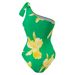 New Sexy One-piece Swimsuit Women's Vintage Print Peplum Bikini Beach Dress Set_desvips.com