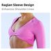 Women's Deep V Neck Cropped Yoga Top Long Sleeve Navel Revealing Style For Sports And Fitness_desvips.com