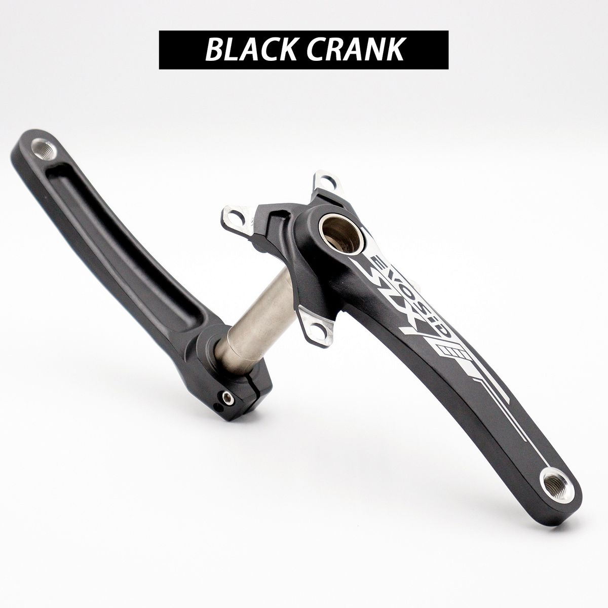 EVOSID Mountain Bike Hollow Integrated Crankset Bottom Bracket Modified Single Chainring 32 34 36 38 Teeth_desvips.com