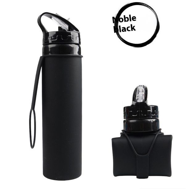 Travel Portable Silicone Folding Cup Outdoor Hiking Cycling Easy Storage Large Capacity Retractable Water Bottle_desvips.com