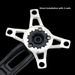 EVOSID 3-Bolt To 4-Hole 110BCD Single/Double Chainring Compatible With GXP Direct Mount Crankset Crank Adapter_desvips.com