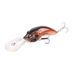 Wide Tongue Version Deep Diving ABS Rock Minnow 10.4cm14.5g Ringing Beads + Enhanced Three Hooks Simulation Worm Type Bait_desvips.com