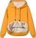 Women's Clothing warm pocket hooded sports sweatshirt jacket_desvips.com