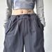 2025 Autumn Summer New Cargo Pants For Women, American Style Wide-Leg Pants, Loose Fit, Chic, Floor-Length, Sweatpants_desvips.com