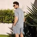 Men's Clothing Linen Short Sleeve Shirt Set Linen Summer Loose Casual Cotton Linen Cardigan Shirt Shorts_desvips.com