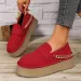 hot Free Shipping Designer Casual Shoes For Woman Autumn New Vintage Flat Bottom Versatile Classic Shoes Black White Red_desvips.com