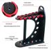 C-Type Lure Storage ABS Plastic Fishing Sea Display Rack 12 Snap Rod Holder_desvips.com