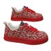 Niche low top printed board shoes men's thick sole sports casual fashion shoes_desvips.com