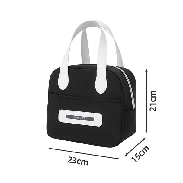New Cute Lunch Insulated Bag For Office Workers And Students, Packed Lunch Bag, High-looking Portable Lunch Box Bag_desvips.com