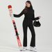 001 New Women's Suit One-Piece Professional Waterproof Warm Slim Fit Double Board American Style Cross-Border Ski Jacket And_desvips.com