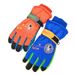 Children's Ski Gloves Cycling Anti-Slip Warm Fleece Lined Thickened Waterproof Snow Play Riding Boys Winter Outdoor_desvips.com