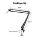 Outdoor Arm Foldable Desktop Stand Mining Portable Storage Camping Stall Night Market Lamp Holder_desvips.com