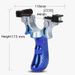 Non-Slip Shooting Bag Hunting Gradient Rubber Band Steel Ball Laser Slingshot Outdoor Blue Aiming Practice_desvips.com