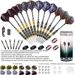 Set 12pcs 20g 24g Steel Professional Metal Tip And Sharpening Tool, Aluminum Shaft Brass Dart Body Barrel_desvips.com
