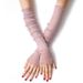 Driving Summer Silver Mesh Lace Arm Guards Long Car Driver Silk Sun Protection Ice Sleeves_desvips.com