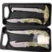 CATCHRO Hunting Knife Set 4 PCS Deer Gutting Kit With Bone Saw, Skinning Knife, And Gut Hook Knife, Includes Gloves And Case, Outdoor Survival Knife S_desvips.com