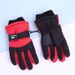 Children's Ski Winter Outdoor Sports Riding Thickened Anti-Slip Waterproof Split Finger Mountaineering Warm Gloves_desvips.com