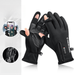 Winter cycling gloves for warmth, outdoor sports, windproof, waterproof, anti slip Touchscreen gloves_desvips.com