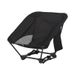 Square Structure Beach Fishing Stool, Convenient Four-Corner Camping Folding Chair, Lightweight Iron Tube Moon Chair_desvips.com