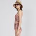 2025 New Bikini Two-Piece Swimsuit High-End Animal Print Ruched Soccer Jerseys_desvips.com