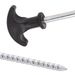 Heavy-Duty Tent Pegs - Rust-Resistant Galvanized Steel, Excellent Ground Grip, Easy To Use_desvips.com