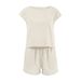 Women's Clothing fashion casual suit niche short sleeved shorts_desvips.com
