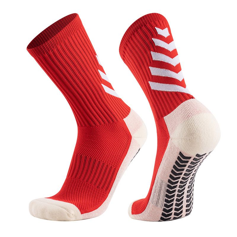 Soccer Socks Football Socks Men And Women Mid Tube Floor Socks Towel Bottom Adult Dotted Non Slip Sports Socks Thick_desvips.com