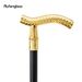 Golden Flower Wheatear Pattern Luxury Fashion Walking Stick For Party Decorative Cane Elegant Crosier Knob Walking Stick 93cm_desvips.com