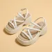 soled New Thick Women's 2024 Summer Fashion One E Buckle Fairy Paired With Skirt Height Sandalse Buckl Paird Hight_desvips.com