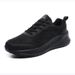 Men's loose air mesh surface flying woven sports shoes travel light running shoes_desvips.com