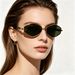 2026 New Model Rhombic Metal Sunglasses, High-end Fashion Show Trend, Street Style Sunglasses, Outdoor Sports UV Protection Goggles Unisex_desvips.com