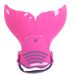 Mermaid Single Piece Whale Tail Flippers One-Piece Children's Swimming Training Fins_desvips.com