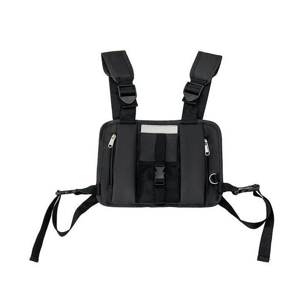 Men's Multifunctional Chest Bag, Cycling Tactical Functional Windbreaker Vest, Trendy Brand Backpack, Outdoor Workwear,_desvips.com