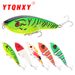 Sea Fishing Heavy Sinking Plastic Ring Beads Hard Bait VIB Strengthened Blood Groove Double Hook 15cm55g Attack Sea Bass_desvips.com