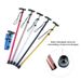 Pole Walking Cane Collapsible Walking Stick With Ergonomic Derby Handle Ideal Daily Living Aid For Limited Mobility Adjustable Portable Safety Elderly_desvips.com