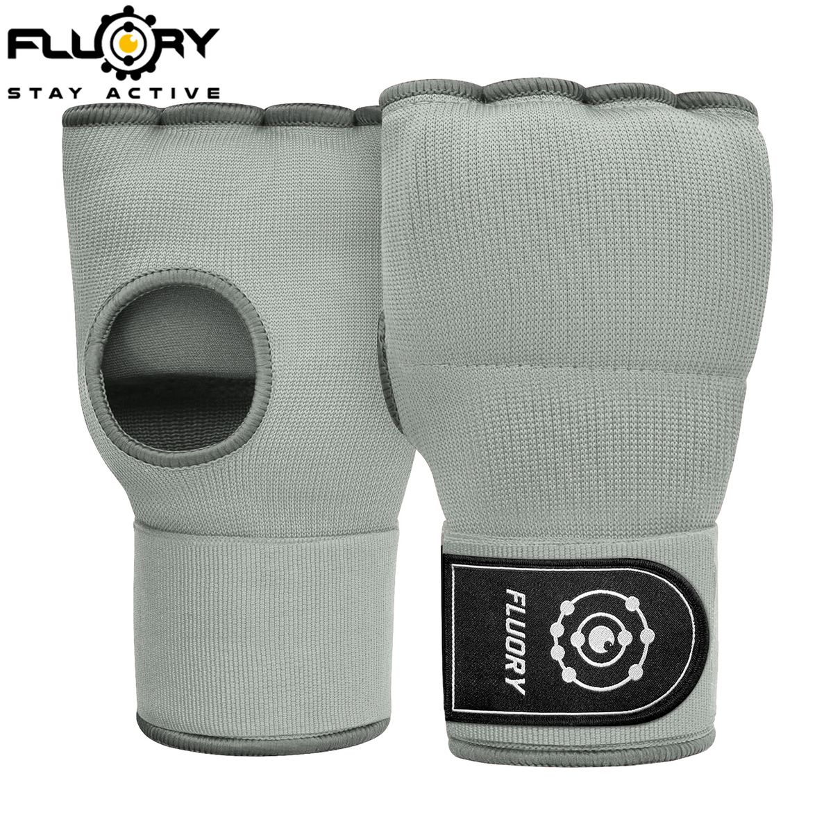 FLUORY Gel Multi Color Optional Protection Finger Pass Extended Wrist Guard Boxing Karate Taekwondo Fighting Gloves_desvips.com