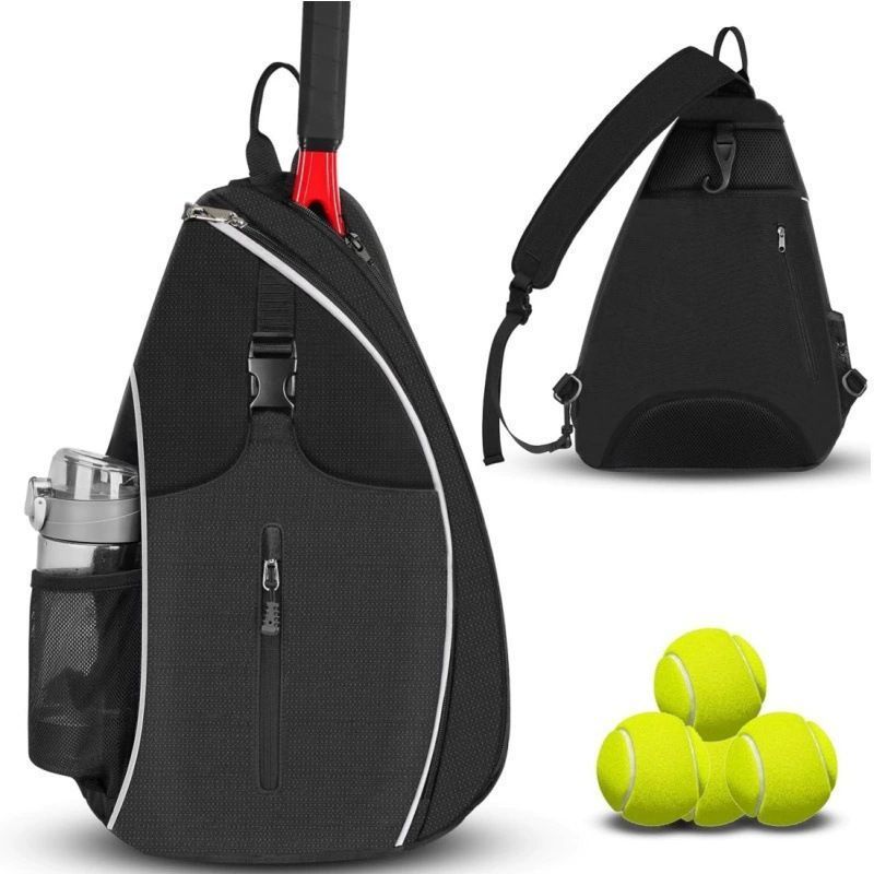 New Badminton For Outdoor Sports Training, Single-shoulder Pickleball Backpack, Crossbody Bag, Tennis Bag_desvips.com