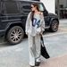 001 Autumn Winter Outfit Sports Casual American Style Loose Off-Shoulder Design Sweatshirt Wide-Leg Pants Two-Piece Set_desvips.com