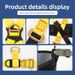 National European Standard High-Altitude Fall Protection Full-Body Five-Point Cushioning Double Hook Safety Belt_desvips.com