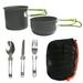 Camping Cookware Outdoor Products Outdoor Jacket Pot 1-2 People Pots And Utensils Portable Camping Cookware With Tableware Ds-101_desvips.com
