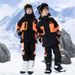 New Children's Suit Set For Boys Girls, Winter Outdoor Windproof, Water-Resistant, Warm, Thickened Ski Jacket And Pants_desvips.com
