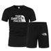 Summer New Set Printed Mesh T-Shirt Men's Casual Loose Round Neck Half Sports Short Sleeve Top_desvips.com