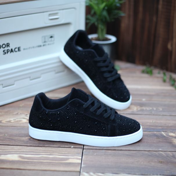 Internet Famous Trendy With Red Soles, Water Colorful Full Diamonds, Spring Summer, New Board For Sports And Leisure,_desvips.com