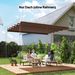 Ersatzdach Für 3 X 3 M Pergola, Einziehbar, Mit Regenabflusslöchern, Wetterfest, Polyester, 250 X 255 Cm Kaffee_desvips.com